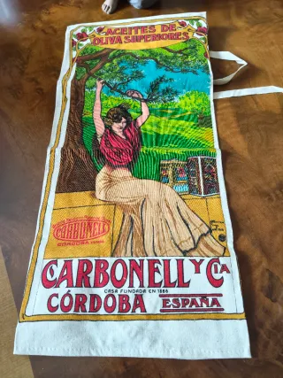 Mandil Cocina Carbonell Aceite Oliva