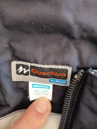 Mono de esquí infantil azul marino. Talla 8