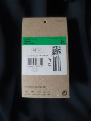 Camiseta deportiva Nike Talla XL