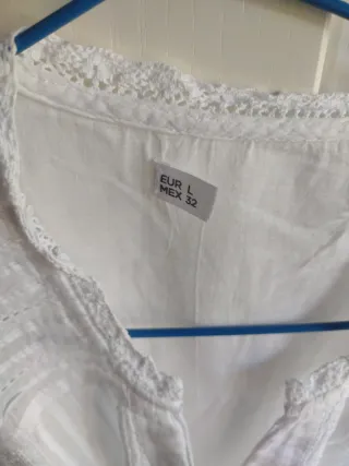 Camisa blanca talla S