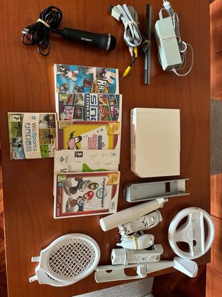 todos los cables, accesorios y juegos