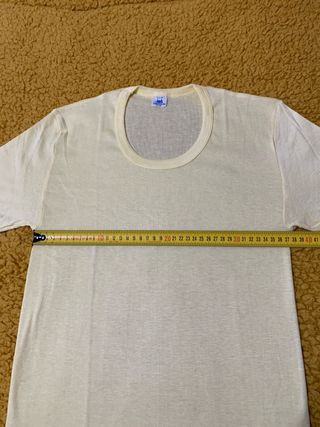 Camiseta interior vintage años 80
