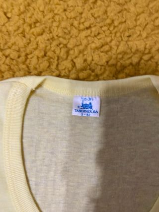 Camiseta interior vintage años 80