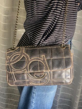 Bolso Purificación García Marrón