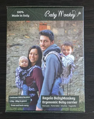 Mochila Portabebés BabyMonkey Ergonómica