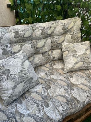 Sofá Palets Terraza + Cojines
