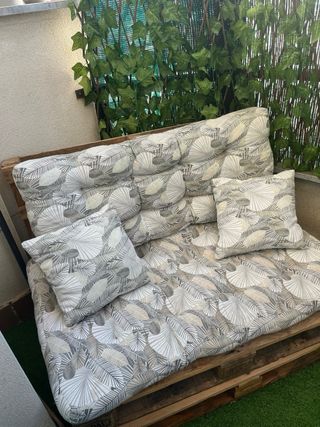 Sofá Palets Terraza + Cojines