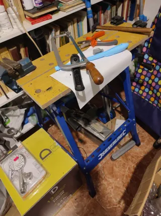 Banco de trabajo plegable Silverline