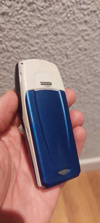 Teléfono Móvil Nokia Azul y Plateado