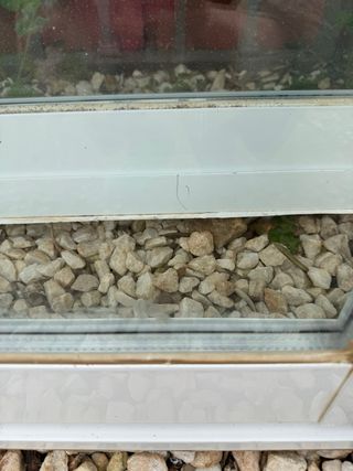 Ventana aluminio blanco doble cristal con persiana