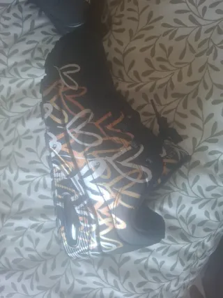 Zapatillas Skechers Negras y Multicolor