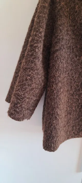 Sobrecamisa de astracán marrón