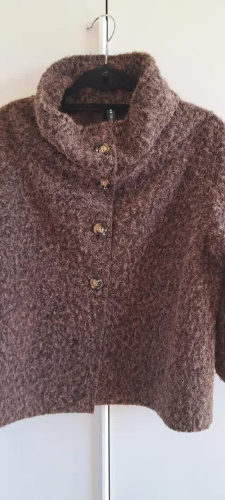 Sobrecamisa de astracán marrón