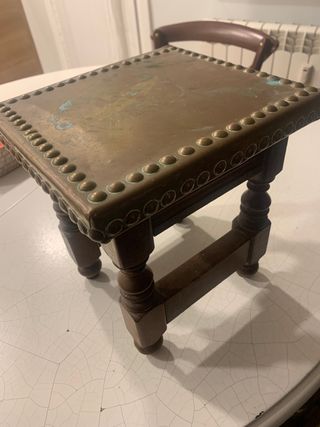 Consola recibidor mármol y madera