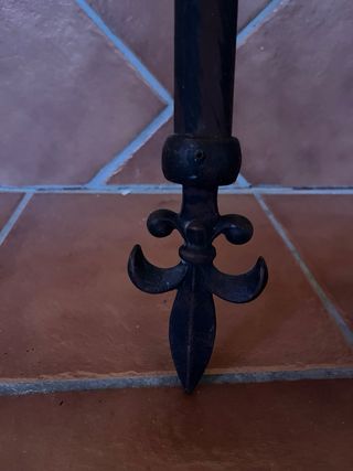 Barra Cortina Rústica Metal marrón