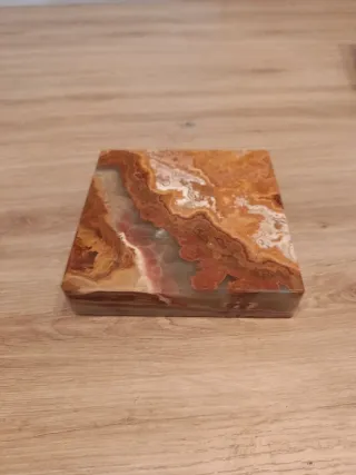 Cenicero de mármol vintage de los años 70