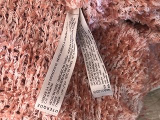 Jersey Uterque Talla Única Rosa y Blanco