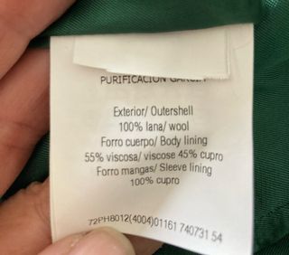 Purificación García Traje Azul Marino Hombre