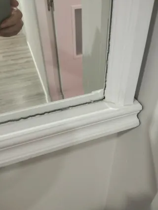 Espejo blanco 84x115 cm