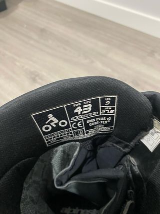 Botas Alpinestars SMX Plus V2 Gore-Tex Negras/Plat