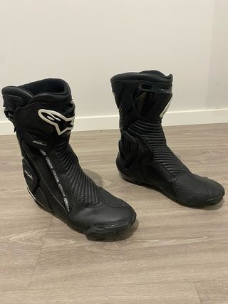 Botas Alpinestars SMX Plus V2 Gore-Tex Negras/Plat