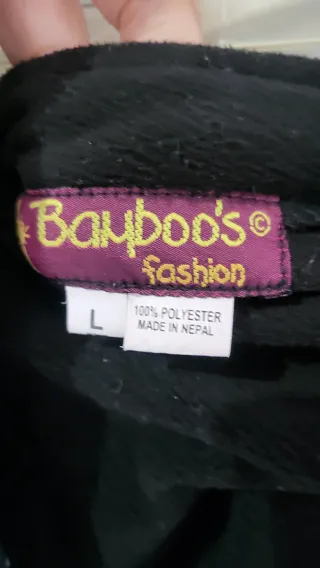 Minifalda polar negra