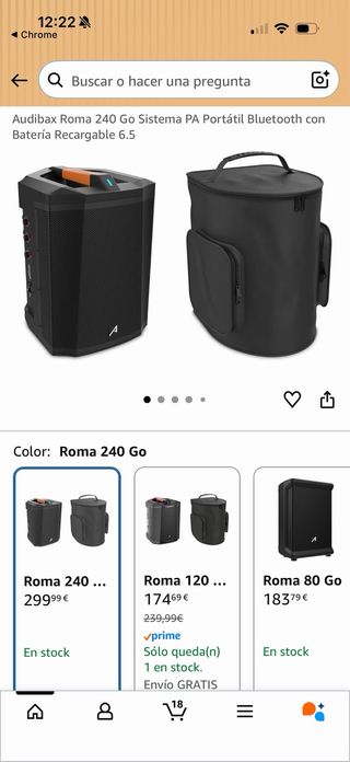 Altavoz Audibax Roma 240Go