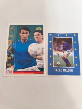 Lote Cromos Vintage Paolo Maldini Mundial 94