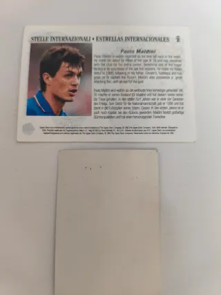 Lote Cromos Vintage Paolo Maldini Mundial 94