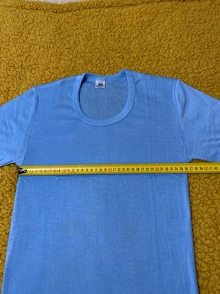 Camiseta interior vintage años 80