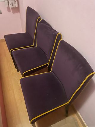 Sillas tapizadas salon