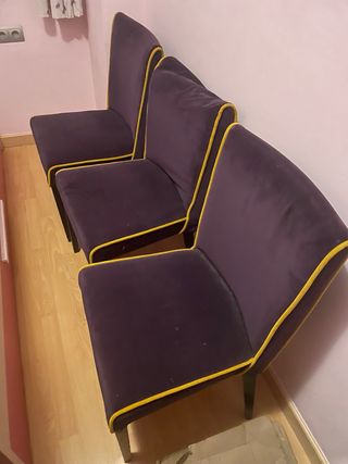 Sillas tapizadas salon