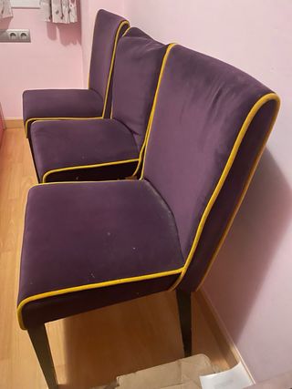 Sillas tapizadas salon