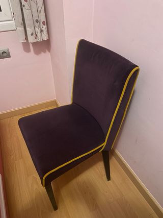 Sillas tapizadas salon