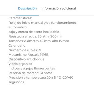 Reloj Boctok Automático Caballero