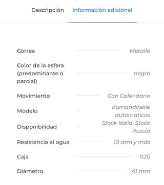 Reloj Boctok Automático Caballero