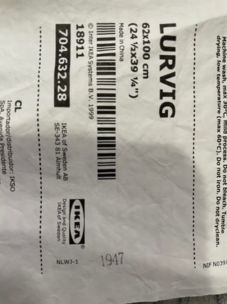 Cojín o cama para perro grande gris. LURVIG.100 cm