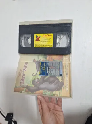 Lote 2 VHS Disney Clásicos (Español)