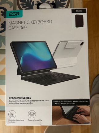Funda Teclado ESR Rebound iPad 360 Negro