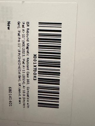 Funda Teclado ESR Rebound iPad 360 Negro