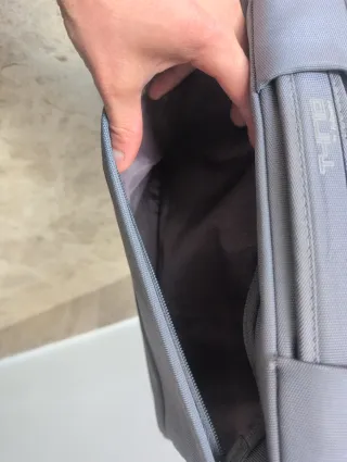 Maletín para portátil gris