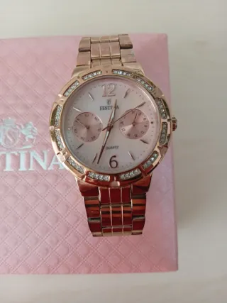Reloj Festina Mujer Dorado y Rosa