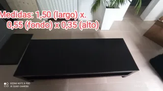 Mesa de centro Ikea negra