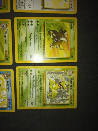 Lotto 8 Carte Rare Jungle Pokémon