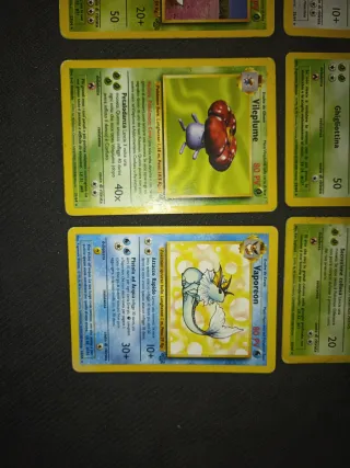 Lotto 8 Carte Rare Jungle Pokémon