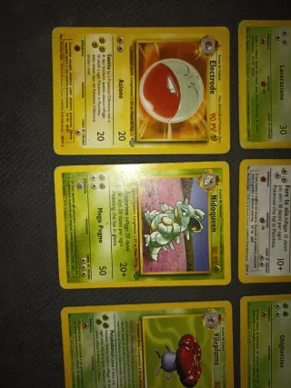 Lotto 8 Carte Rare Jungle Pokémon