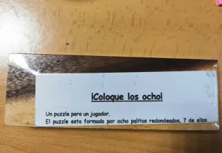 Juego de inteligencia de madera