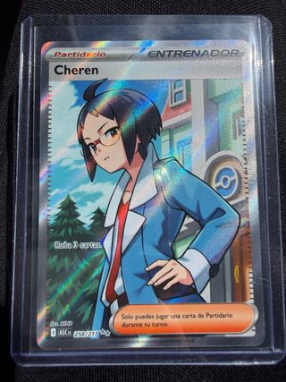 Carta Pokémon Cheren 258/217 Entrenador 🇪🇸 Heroes