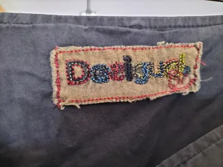 Pantalón bombacho negro-gris