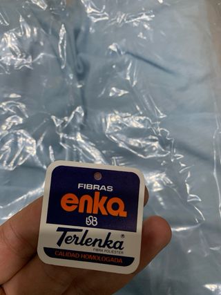 Camiseta interior azul años 80